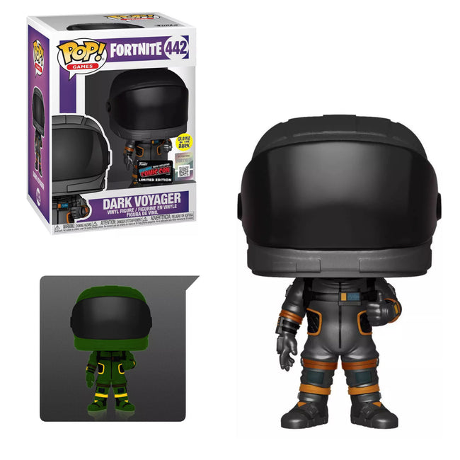 Funko Pop Fortnite Dark Voyager Brillo En La Oscuridad Exclusivo 40946 Hover Image