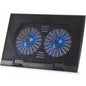 Base Refrigeracion Conceptronic Para Portatiles 2 Ventiladores 125mm Hasta 17 Pulgadas