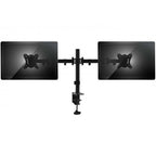 Soporte Pantalla Equip Para Mesa Dos Brazos 2 Pantallas 13 Pulgadas - 27 Pulgadas De Brazo Inclinable Y Giratorio 360 Max. Vesa 100x100 Hata 8kg