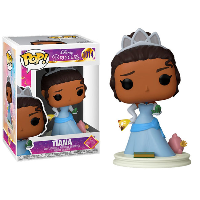 Funko Pop Disney Ultimate Princess Tiana Y El Sapo Tiana Con Sapo 54744 Hover Image
