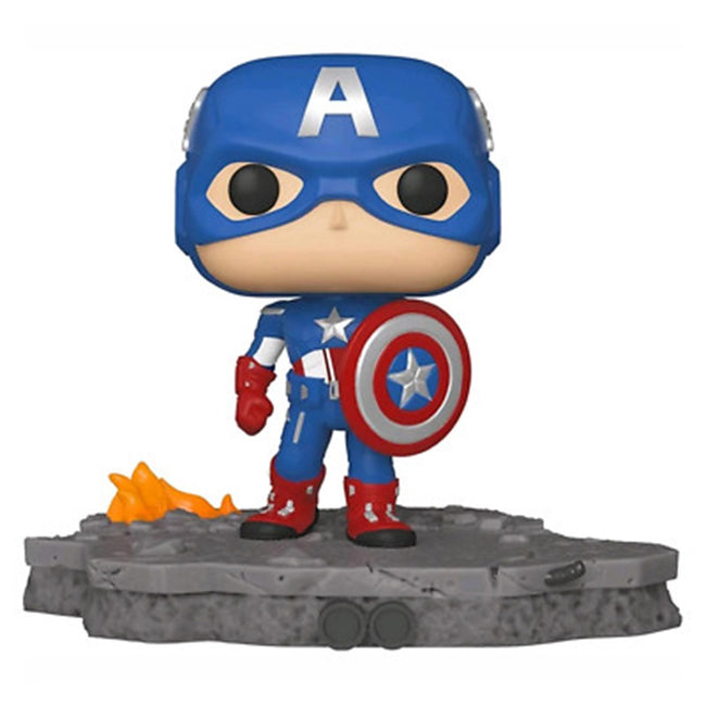 Funko Pop Deluxe Marvel Los Vengadores Avengers Capitan America Assemble 45076 Hover Image