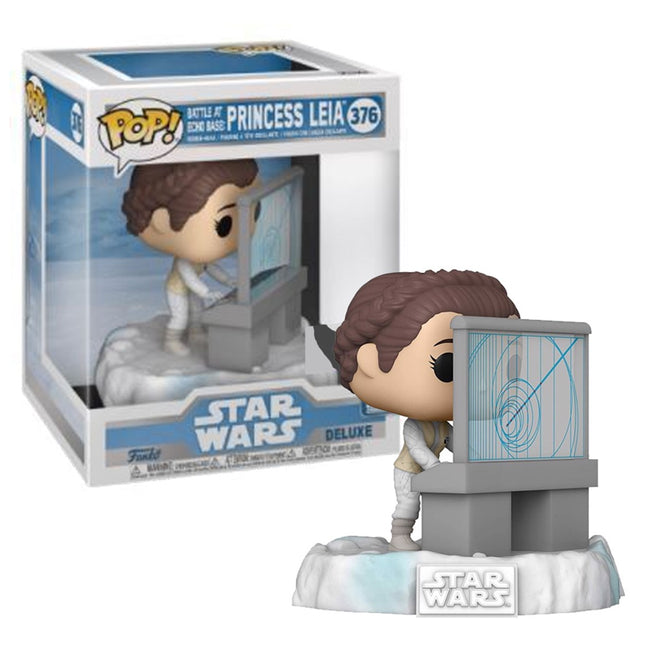 Funko Pop Deluxe Star Wars Princesa Leia En La Batalla De La Base En Echo 45901 Hover Image