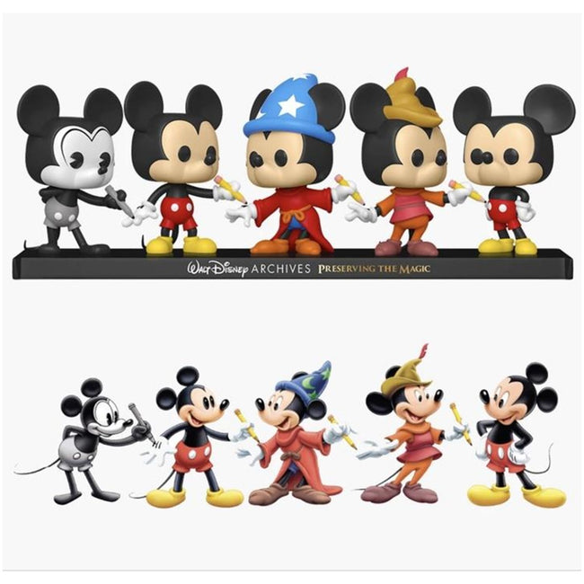 Funko Pop Disney Archivos Pack Premium 5 Mickey Mouse 51118 Hover Image