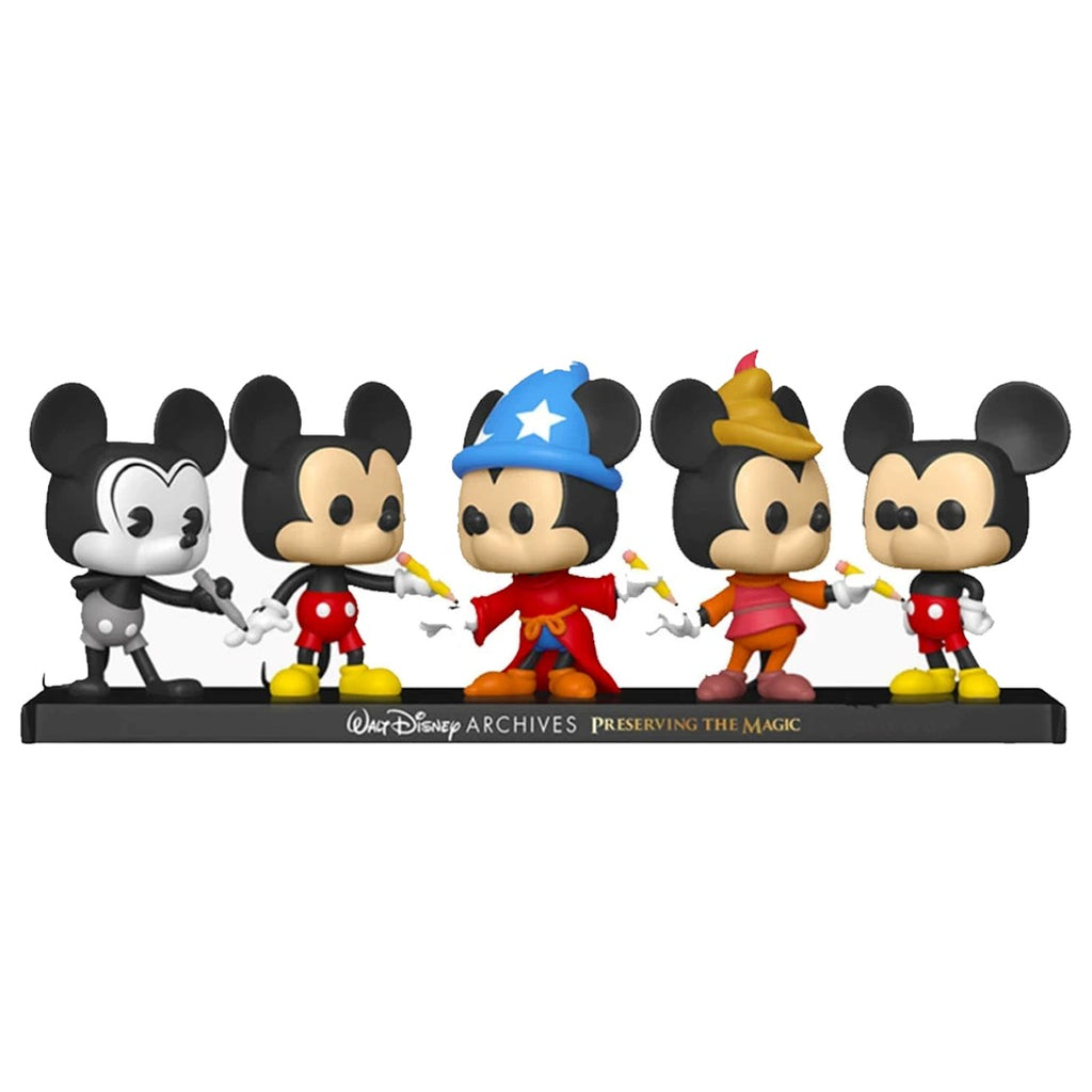 Funko Pop Disney Archivos Pack Premium 5 Mickey Mouse 51118
