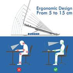 Soporte De Mesa Plegable De Viaje Ewent Ew1266 Para Ordenador Portatil 10 - 15.6 Pulgadas Aleacion De Aluminio