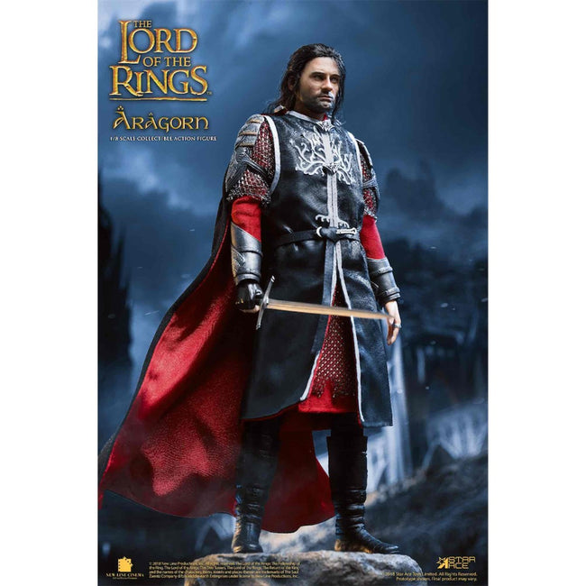 Figura Star Ace El Seor De Los Anillos Aragorn 2.0 Version Deluxe Real Master Serie 22.5 Cm Hover Image