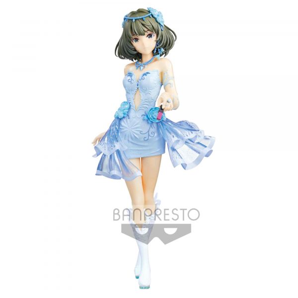 Figura Banpresto Idolmaster Cinderella Kaede Takagaki Dressy & Snow Make Up Hover Image