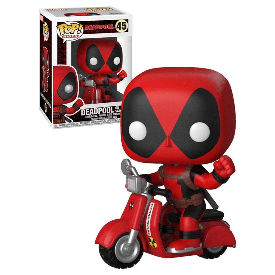 Figura Funko Pop Marvel Deadpool & Scooter