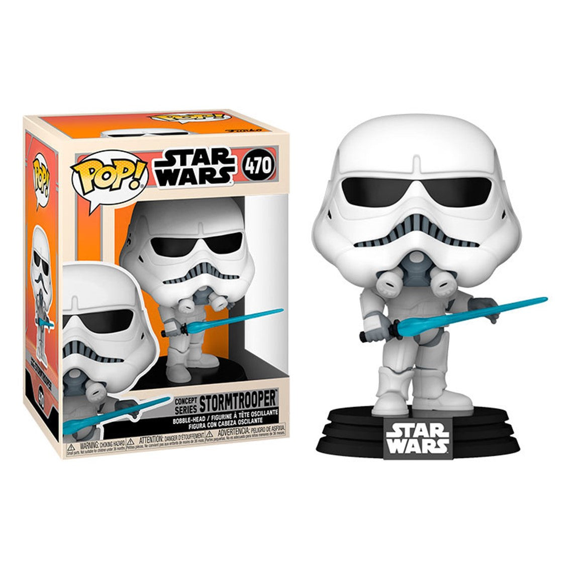 Figura Pop Star Wars Concept Series Stormtrooper