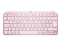 Teclado Logitech Mx Keys Mini Rosa Wireless Inalambrico Bateria