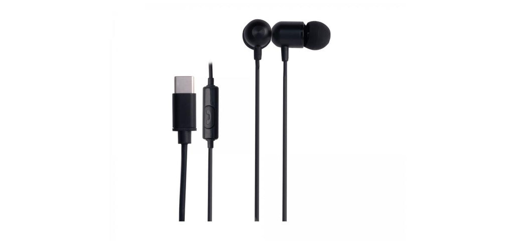 Auriculares Intrauditivos Fonestar X3 - Nc - Microfono - Usb Tipo C - Negro