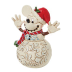 Figura Enesco Disney Mueco De Nieve Mickey Navideo