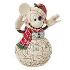 Figura Enesco Disney Mueco De Nieve Mickey Navideo