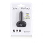 Cargador De Coche Ewent Ew1354 4 Puertos Usb 9.6a
