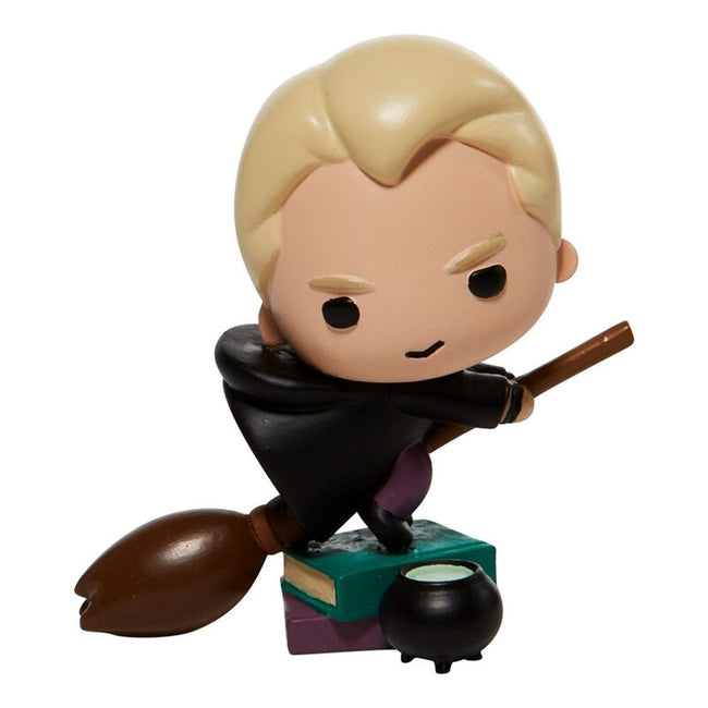 Figura Enesco Harry Potter Draco Malfoy Quidditch Chibi Hover Image