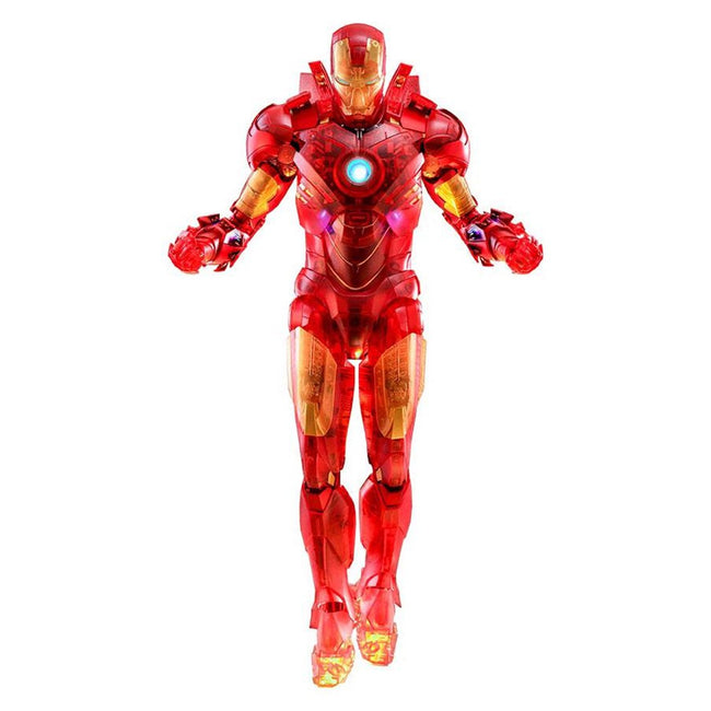 Figura Hot Toys Marvel Avengers Vengadores Iron Man 2 Mm 1 - 6 Iron Man Mark Iv Version Holografica 2020 Toy Fair Exclusivo 30 Cm Hover Image