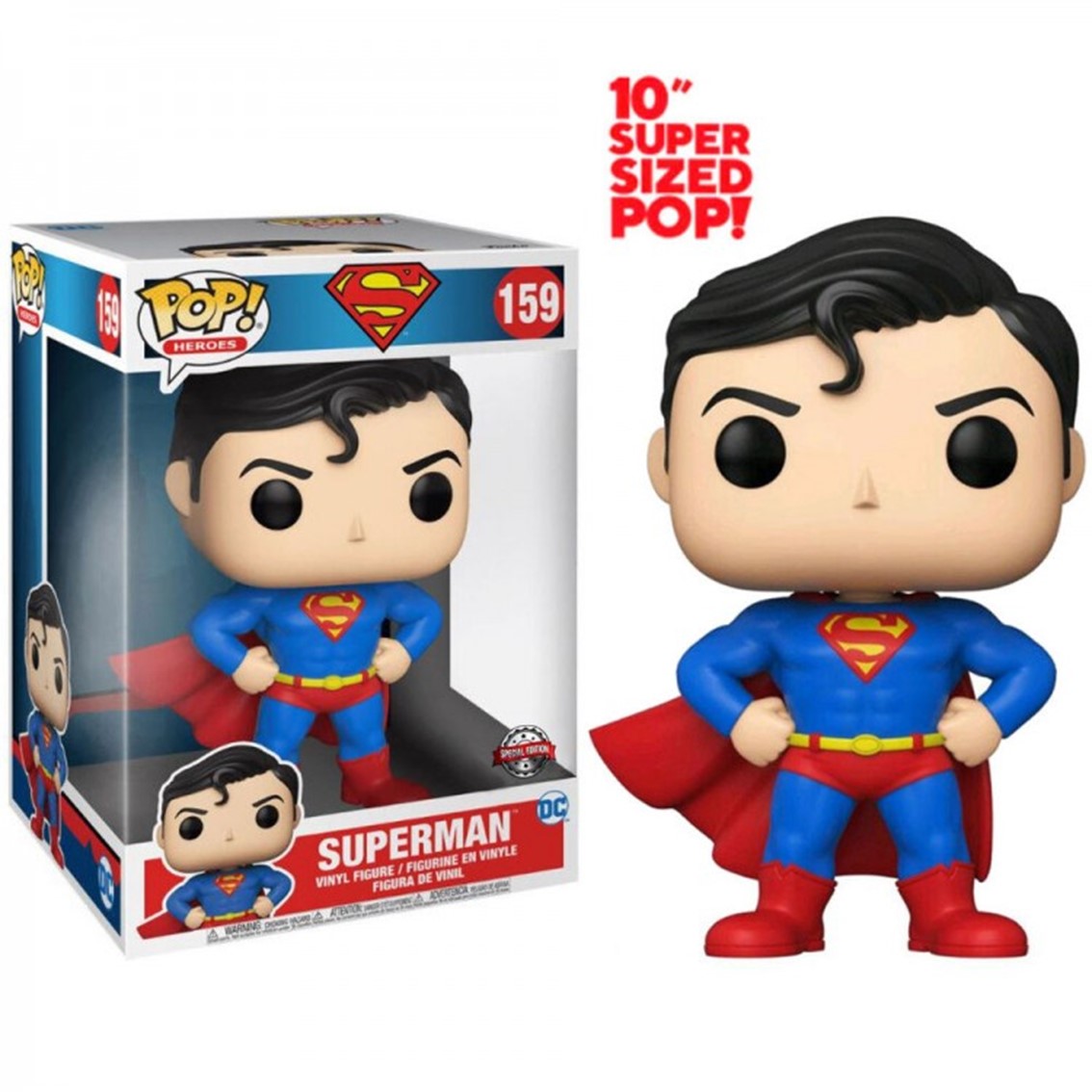 Figura Funko Pop Dc Comics Superman Exclusive 25Cm