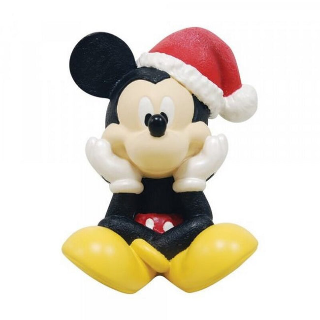 Figura Enesco Disney Navidad Mickey Mouse Hover Image