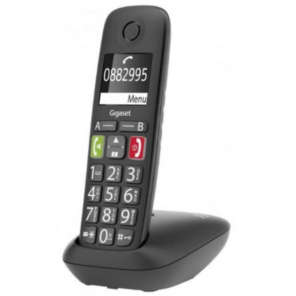 Telefono Fijo Inalambrico Gigaset E290 Negro 150 Numeros - 21 Tonos