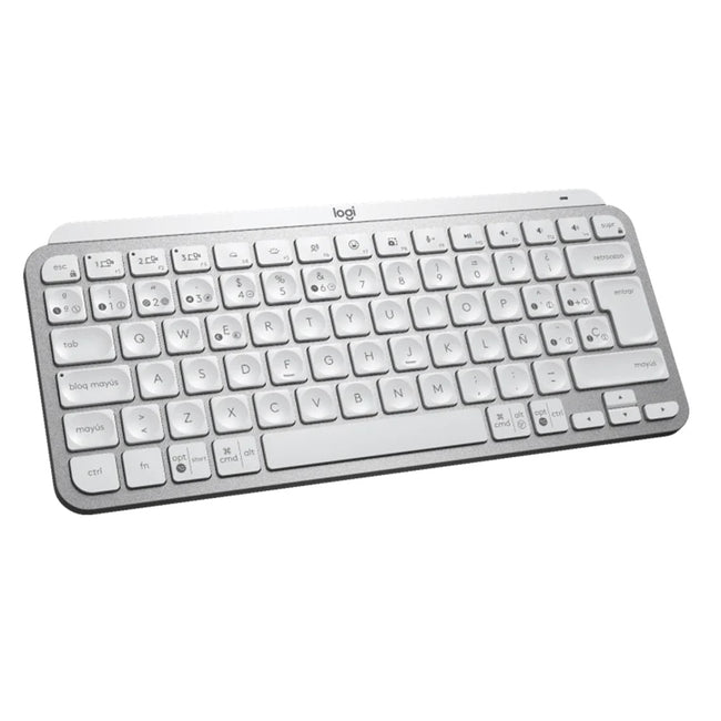 Teclado Logitech Mx Keys Gris Palido Wireless Inalambrico Espaol Bateria Main Image