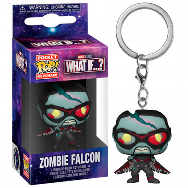 Funko Pop Keychain Llavero Marvel What If Falcon Zombie 57401 Hover Image