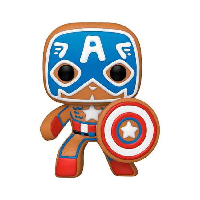 Funko Pop Marvel Navidad Galleta Jengibre Capitan America 50657 Main Image