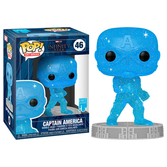 Funko Pop Marvel Infinity Saga Capitan America Gema Del Espacio 57614 Hover Image