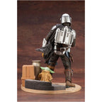 Figura Kotobukiya Star Wars The Mandalorian Mandaloriano & The Child Grogu Estatua Artfx 1 - 7
