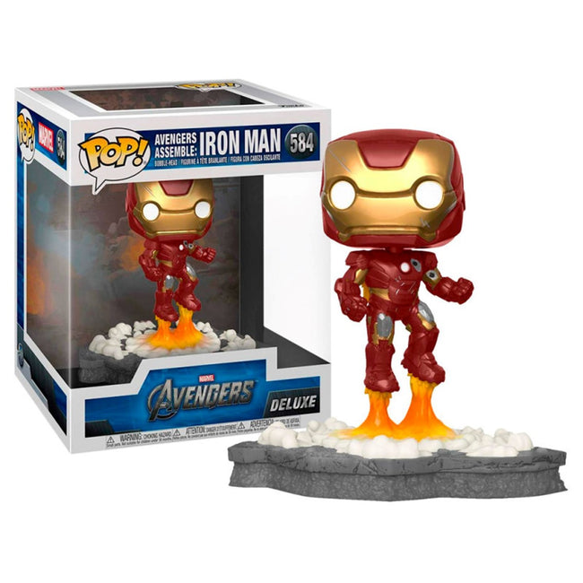 Funko Pop Deluxe Marvel Los Vengadores Iron Man Assemble 45610 Hover Image
