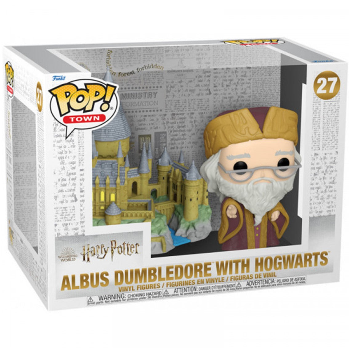 Funko Pop Town Harry Potter Aniversario Dumbledore Con Hogwarts 57369