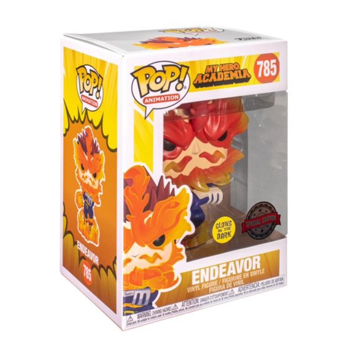 Funko Pop My Hero Academia Endeavor Brillo En La Oscuridad Exclusivo 49672