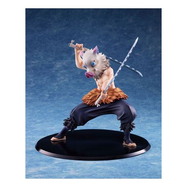 Figura Aniplex Demon Slayer Kimetsu No Yaiba Inosuke Hashibira Con & Sin Mascara De Jabali Hover Image