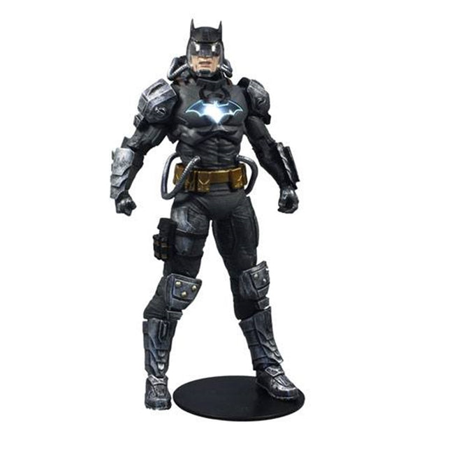 Figura Mcfarlane Toys Dc Multiverse Batman Hazmat Suit Gold Etiqueta Luz Logo Batman Hover Image