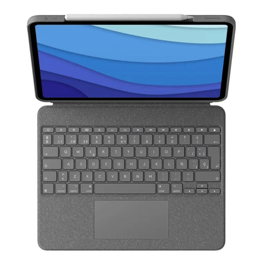 Funda Para Ipad 12.9 Pulgadas Logitech Combo Touch Teclado