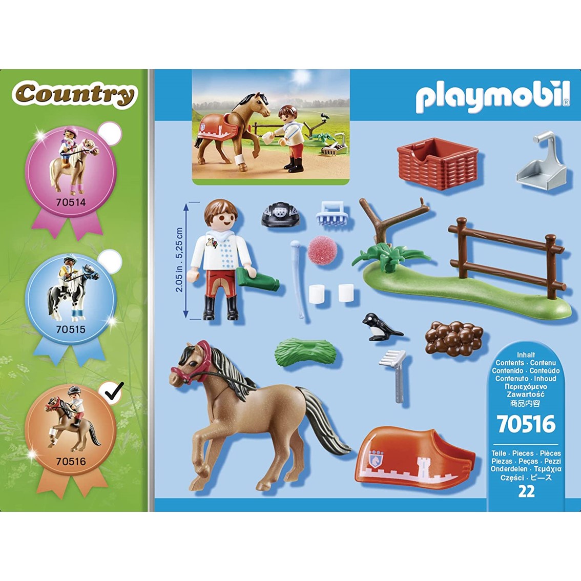 Playmobil Coleccionable Pony Connemara