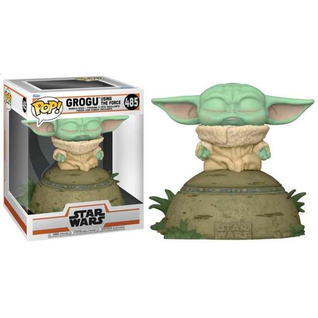 Funko Pop Deluxe Star Wars The Mandalorian The Child Usando La Fuerza (sfx) 58390 Hover Image