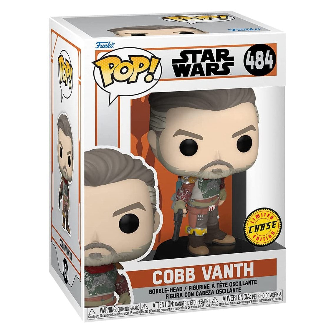 Funko Pop Star Wars The Mandalorian Estilo Boba Fett Marshal Con Opcion Chase 54522