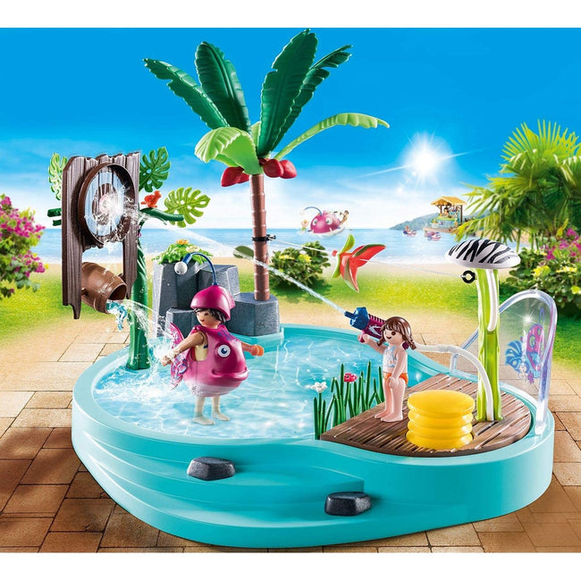 Playmobil Piscina Divertida Con Rociador De Agua Hover Image