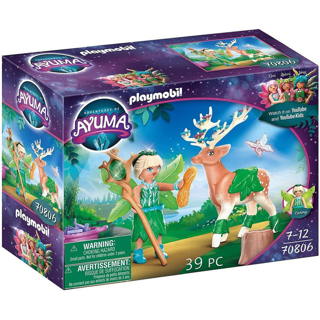 Playmobil Ayuma Forest Fairy Con Animal Del Alma Hover Image