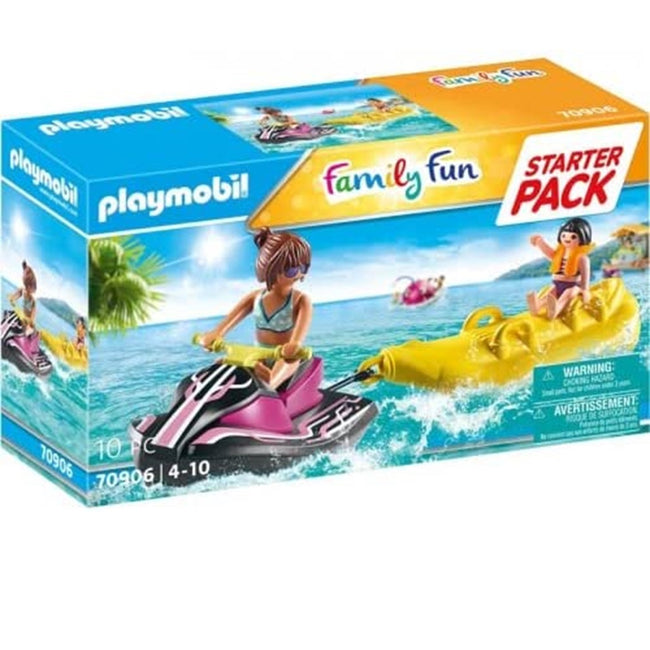 Playmobil Starter Pack Moto De Agua Con Bote Banana Hover Image