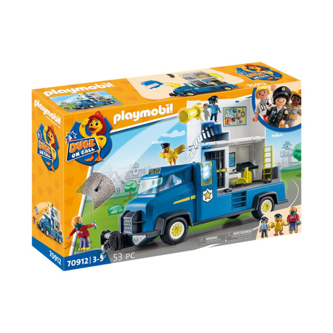 Playmobil Duck On Call Camion De Policia Hover Image