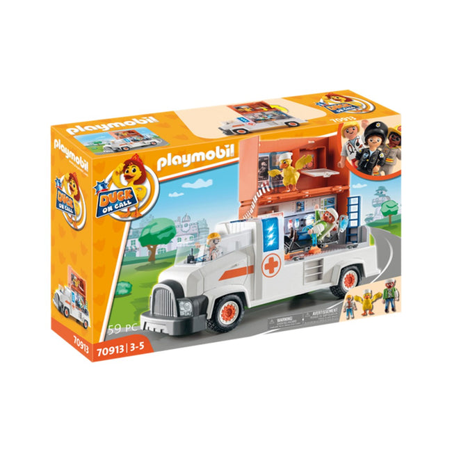 Playmobil Duck On Call Camion Ambulancia Hover Image