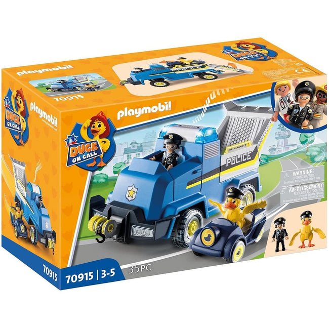 Playmobil Duck On Call Vehiculo De Emergencia De La Policia Hover Image