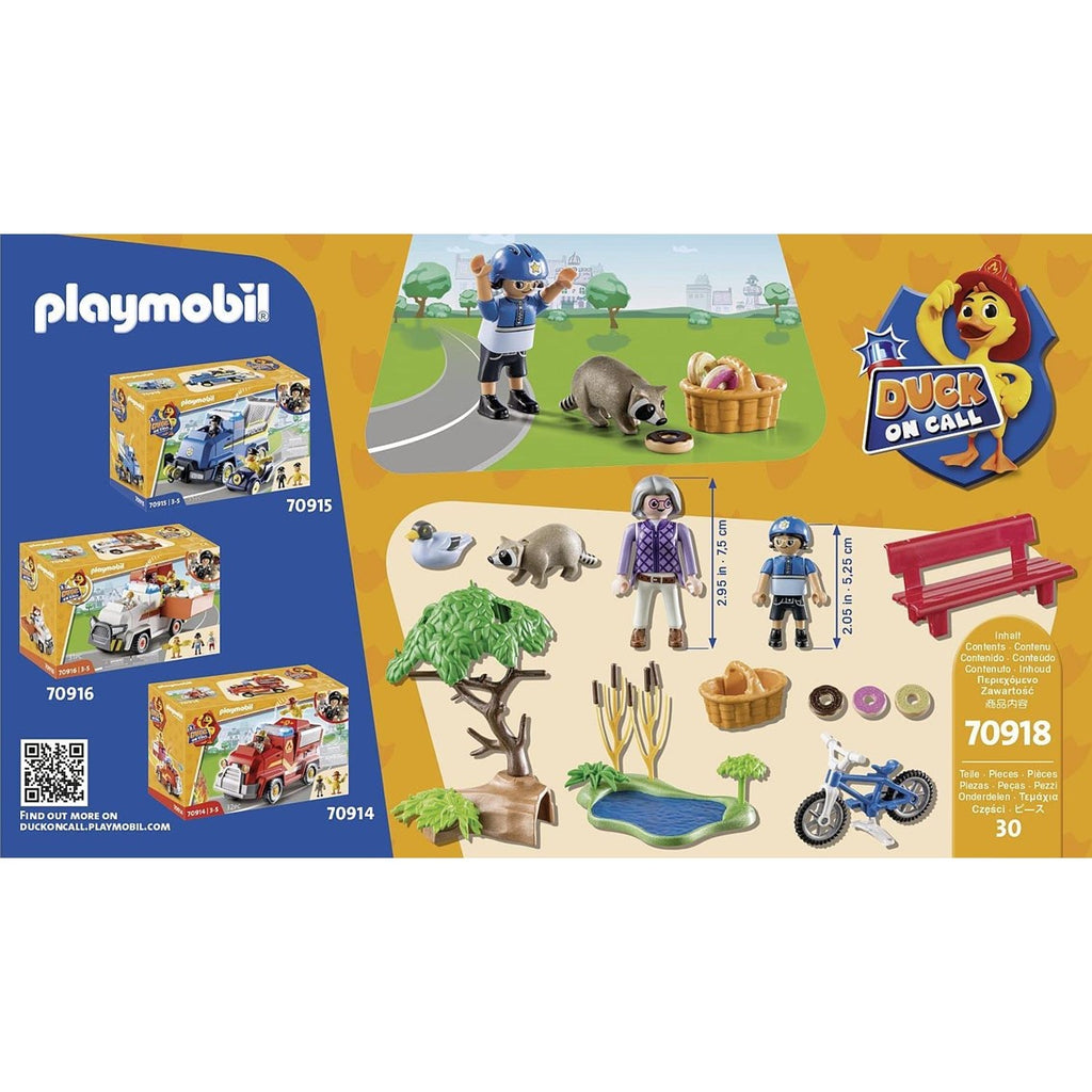 Playmobil Duck On Call Accion Policial atrapa Al Ladron!