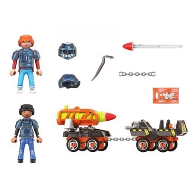 Playmobil Dino Mine Carro De Cohetes Main Image