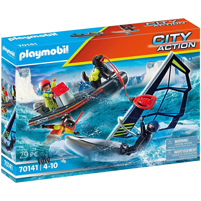 Playmobil Rescate Maritimo : Rescate Polar Con Bote Hover Image
