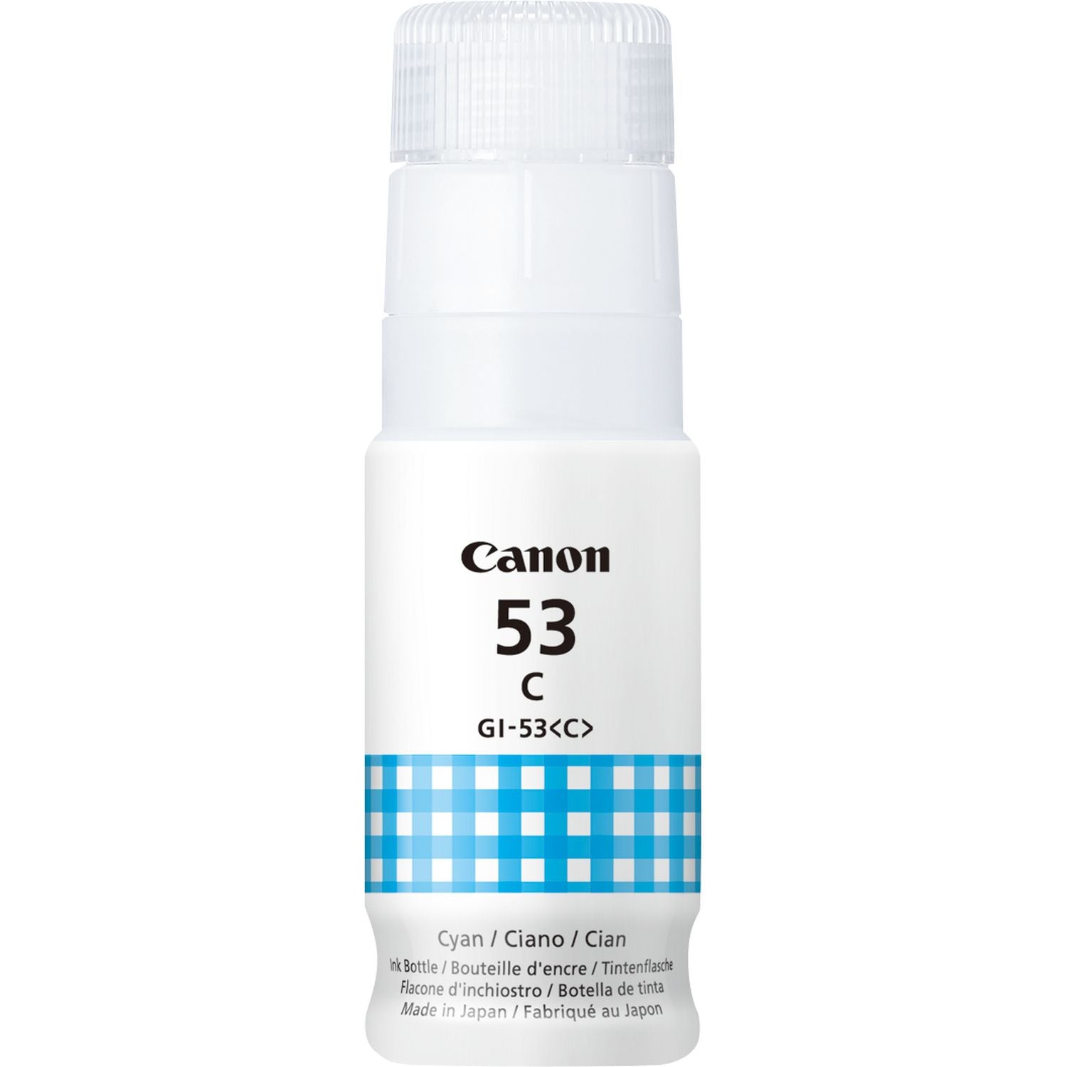 Botella Tinta Canon Gi - 53c Cian