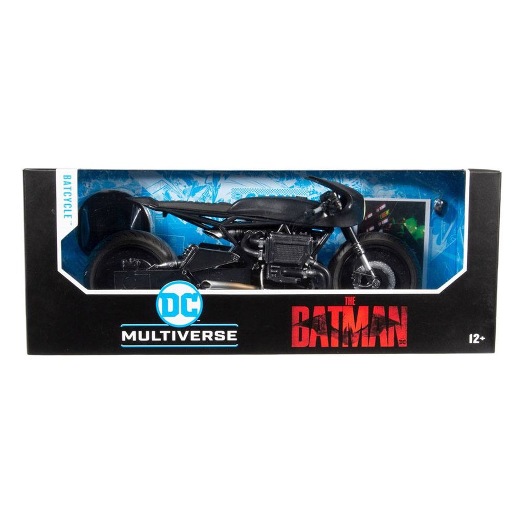 Figura Mcfarlane Toys Dc Multiverse The Batman Vehiculo Batcycle