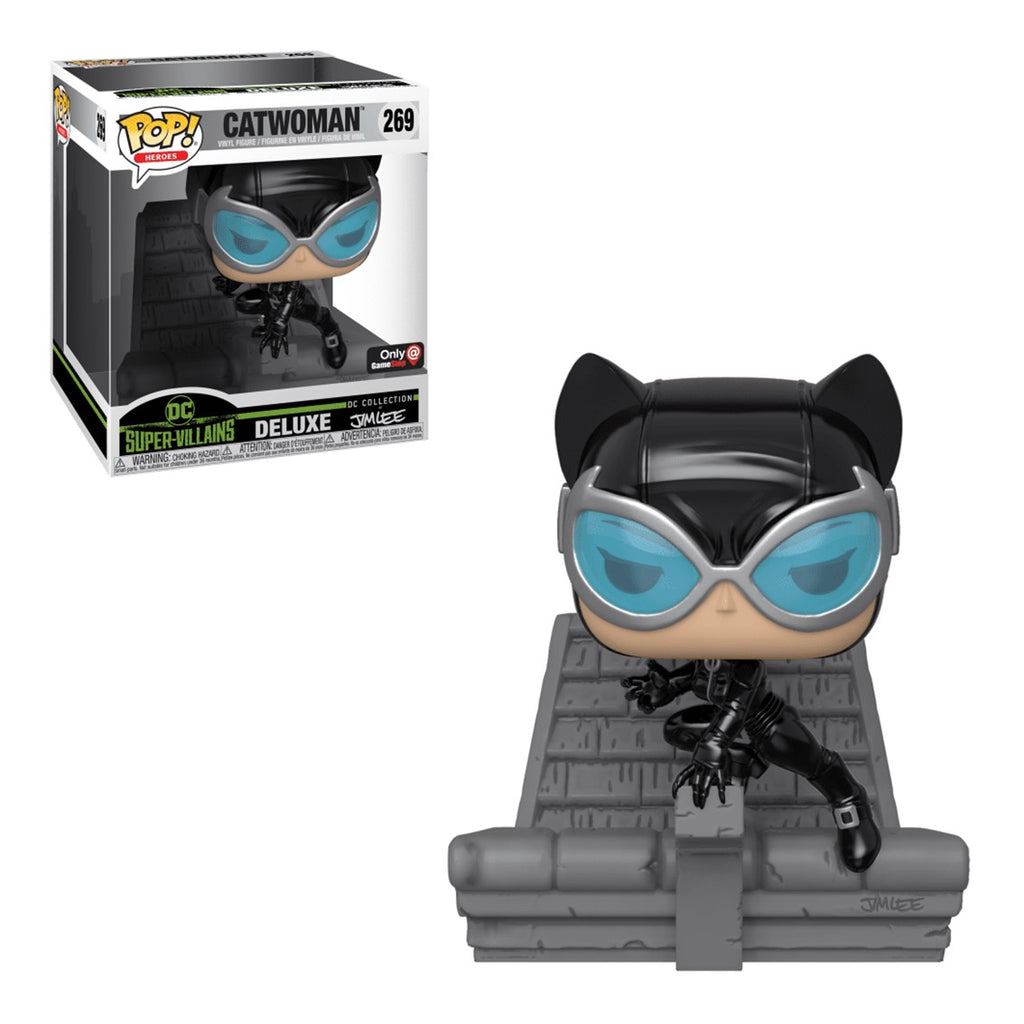 Pop & Tee Dc Jim Lee Catwoman Funko + Camiseta Talla L