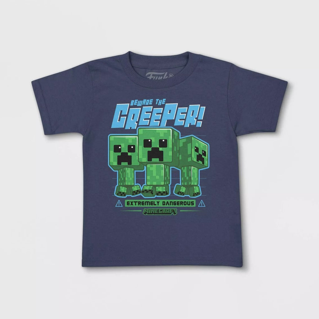 Pop & Tee Minecraft Charged Creeper Funko + Camiseta Talla Xl